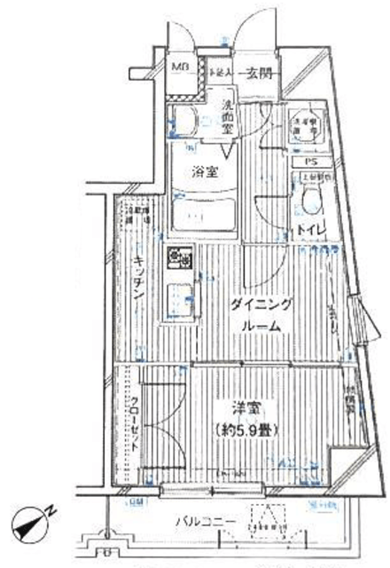 菱和パレス日本橋浜町 10階 成約済み（1719）
