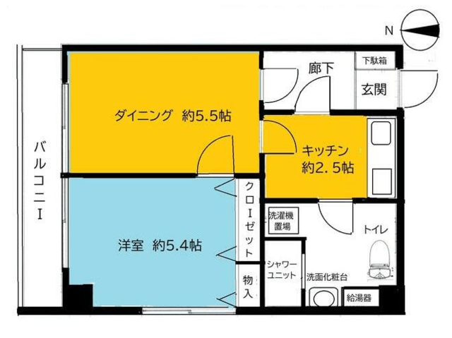 麹町ロイヤルマンション 9階 間取り図