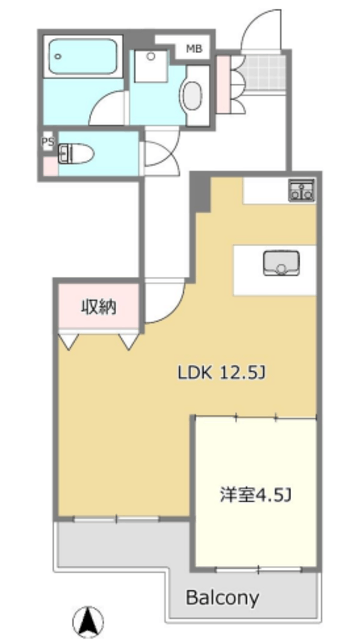 下北沢パークホームズ 2階 間取り図