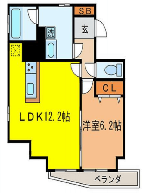 センチュリー巣鴨 2階 間取り図