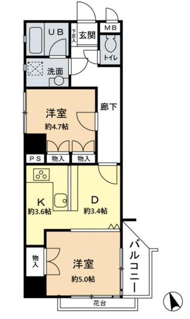 グローリア荻窪 10階 間取り図